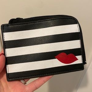 Black & White Striped Wallet